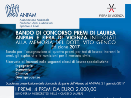 Il concorso per tesi di laurea organizzato da ANPAM e Fiera di Vicenza mette in palio 2.000 euro concorso-per-tesi-di-laurea-anpam-fiera-di-vicenza