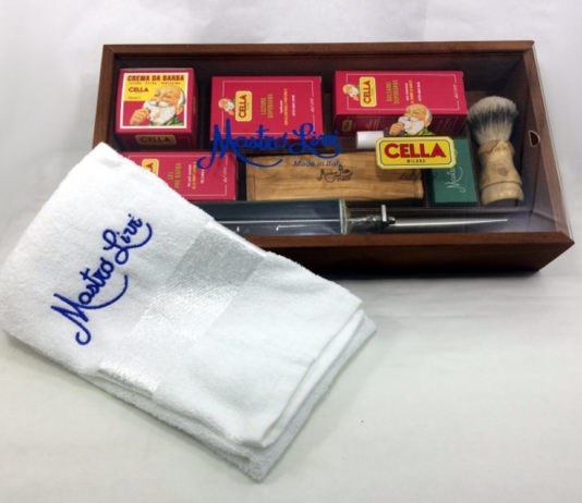 Mastro Livi e Cella Milano firmano un combinato esclusivo Combinato rasoio Grifetto di Mastro Livi e i prodotti da rasatura Cella Milano