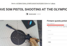 Presentate due petizioni per mantenere il tiro a 50 metri nel programma olimpico Petizioni programma olimpico