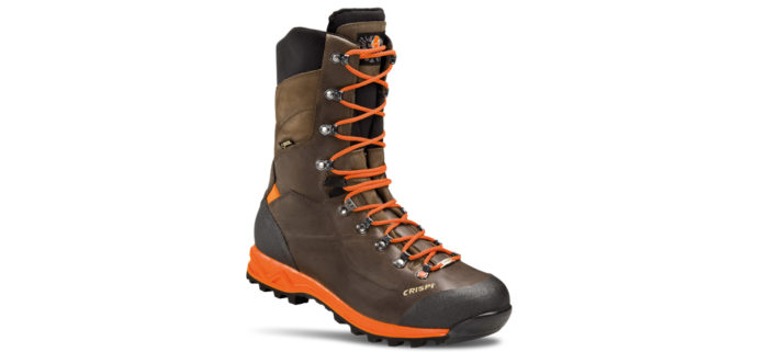 Chaussures De Randonnée CRISPI TITAN GTX - Gore-Tex, Semelle Vibram, Cuir Nubuck Graissé - Pour Terrain Accidenté, Chasse (750g)