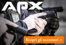 Beretta Apx: già disponibili le fondine e i kit impugnatura e dorsalini Beretta APX
