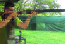 In pedana con i giornalisti di Armi Magazine e i fucili Beretta