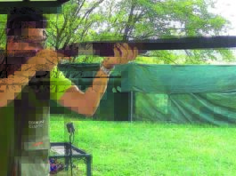 In pedana con i giornalisti di Armi Magazine e i fucili Beretta