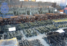 Diecimila armi sequestrate in Spagna