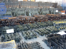 Diecimila armi sequestrate in Spagna