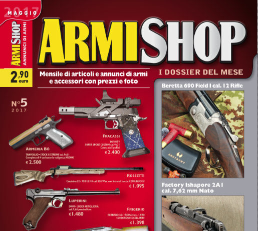 Armi Shop maggio 2017 vi aspetta in edicola ArmiShopMaggio2017