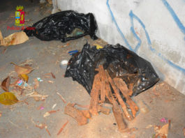 Granate e armi dentro a un sacco, indagini a Reggio Calabria Armi dentro a un sacco