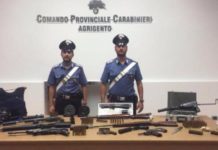 Aveva un laboratorio per armi nella casa di campagna, arrestato infermiere Favara
