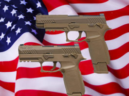 No ai ricorsi, ufficiale la Sig Sauer per l’esercito americano Sig Sauer P320 Bandiera