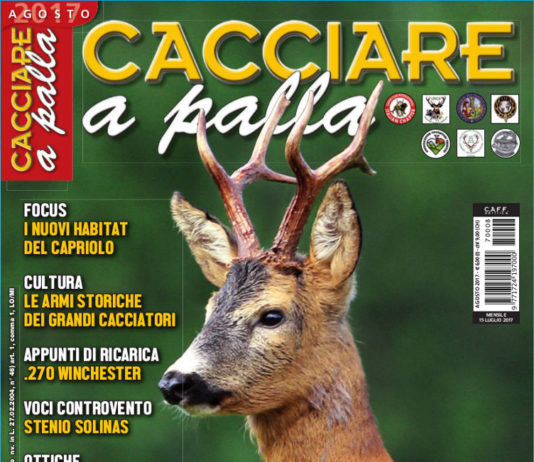 Cacciare a Palla agosto 2017 in edicola dal 15 luglio Cacciare a Palla agosto 2017