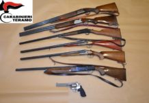 Ritrovate le armi rubate a un ottantenne teramano Armi ritrovate Teramo
