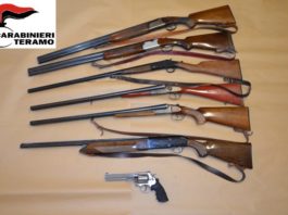 Ritrovate le armi rubate a un ottantenne teramano Armi ritrovate Teramo