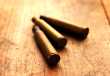 Il padre perse le proprie, niente più armi al figlio collezionista Bullets on floor