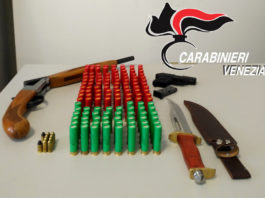 Rissa nel bar, spunta fucile a canne mozze v