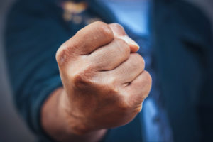 marzocca di senigallia pistola d'ordinanza di un agente di polizia