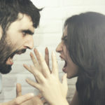 Angry couple
