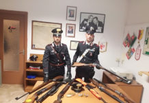 Furto dell’arma dall’auto, sequestrati tutti gli altri fucili