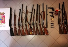 Le armi erano del padre defunto: denunciati due fratelli