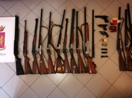 Le armi erano del padre defunto: denunciati due fratelli