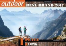 A Lowa il premio Best Brand 2017 di Outdoor Magazine Best Brand