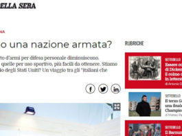 L’inchiesta di Sette sul mondo delle armi Sette mondo delle armi