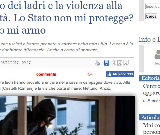 Picca: “Io sparo anche se dovessi uccidere”