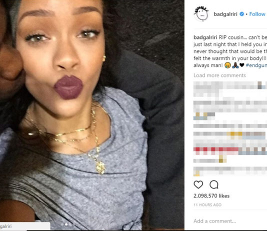 Muore cugino, Rihanna: «Basta violenza con le armi da fuoco»
