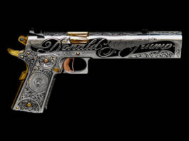 Jesse James 1911 Donald Trump, l’arma custom per Mr. President Jesse James 1911 Donald Trump (1)