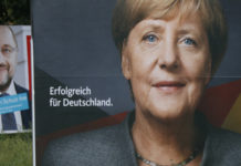 Merkel-Schulz: riduzione all’export di armi nel programma di governo