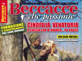 Beccacce che Passione: in edicola il primo numero del 2018 Beccacce che Passione 2018