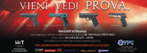 A Hit 2018 il distributore TFC organizza la prova gratuita delle pistole HK, Tanfoglio, Steyr e Arex con munizioni Sellieri & Bellot e Lapua.