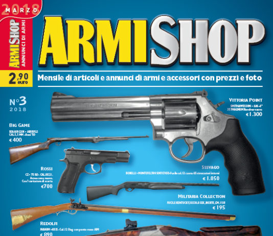 Armi Shop marzo 2018 vi aspetta in edicola! Armi Shop marzo 2018