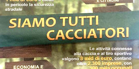 “Siamo tutti cacciatori” sul Corriere della Sera