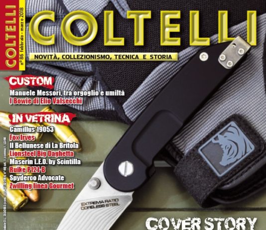 In edicola il numero 86 della rivista Coltelli