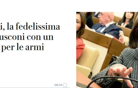 Repubblica, Benelli e Anna Maria Bernini Bernini Benelli Repubblica