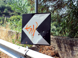 Sparò a cartelli stradali sulla regionale: identificato responsabile strada regionale postumia test della nuova pistola