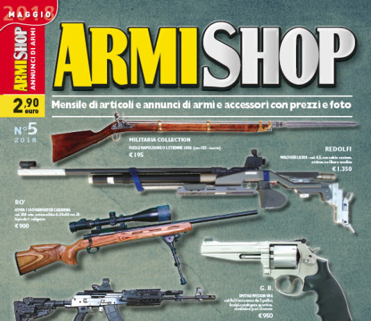 Armi Shop maggio 2018 vi aspetta in edicola! Armi Shop maggio 2018