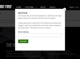 Cala il sipario sui bump stock? bump stock slide fire