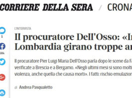 Conarmi commenta l’intervista al procuratore generale di Brescia