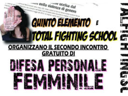 Stage gratuito di autodifesa femminile a Venegono Inferiore il 21 aprile corso Fabio Ganna