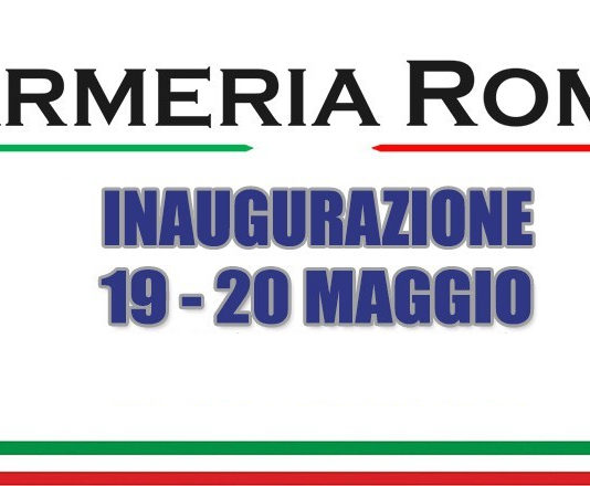 Nella capitale apre l’Armeria Roma inaugurazione dell'armeria roma