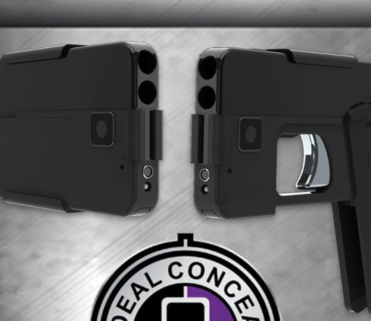 La pistola che sembra uno smartphone Pistola smartphone