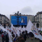 Manifestazione dei cacciatori a torino