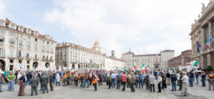 Manifestazione di protesta dei cacciatori