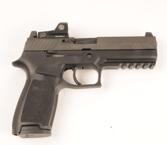 Sig Sauer P320 Rx Optic cal. 9×21 Imi, il vantaggio del puntatore Sig Sauer P320 Rx Optic