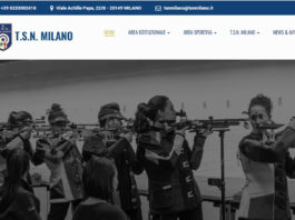 Online il sito del tiro a segno di Milano