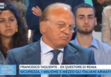 La posizione del prefetto Francesco Tagliente su armi e porto d’armi Francesco Tagliente su armi e porto d'armi