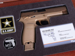 Per celebrare la P320 Sig Sauer lancia una serie di pistole in edizione limitata pistola in edizione limitata Sig Sauer M17 commemorative