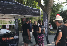 Alla fioritura di Castelluccio Lowa fa provare le scarpe