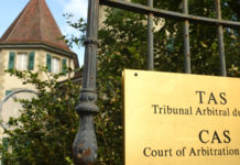 Accolto l’appello di Luciano Rossi al Tas Ingresso del Tas di Losanna: accolto l'appello di Luciano Rossi al Tas